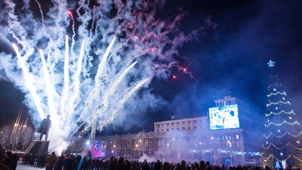 Встреча Нового года в Донецке Встреча Нового года в Донецке