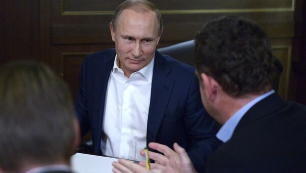 Президент РФ В. Путин дал интервью немецкому изданию Bild Президент РФ В. Путин дал интервью немецкому изданию Bild
