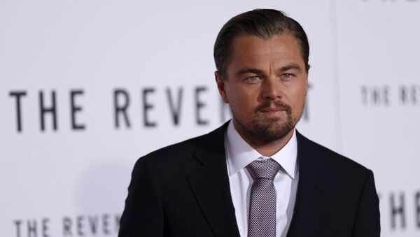 Актер Леонардо Ди Каприо на премьере фильма Выживший Актер Леонардо Ди Каприо на премьере фильма Выживший