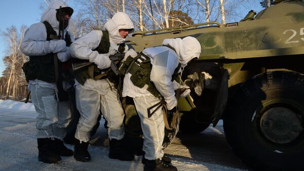 Военнослужащие противодиверсионной группы Новосибирского ракетного соединения Военнослужащие противодиверсионной группы Новосибирского ракетного соединения
