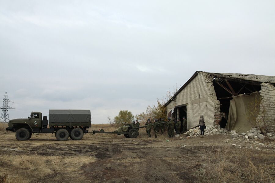 Отвод военной техники в ДНР Отвод военной техники в ДНР