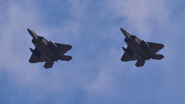 Многоцелевой истребитель ВВС США F-22 Raptor Многоцелевой истребитель ВВС США F-22 Raptor