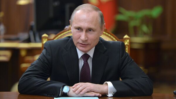 Президент России Владимир Путин. Архивное фото Президент России Владимир Путин. Архивное фото