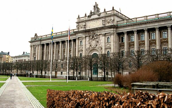 Здание Парламента в Стокгольме Здание Парламента в Стокгольме
