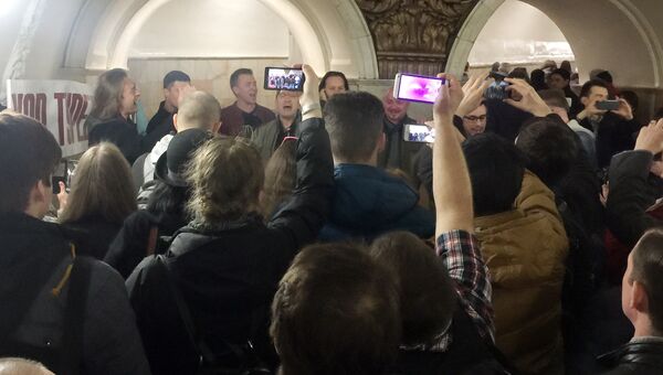 Концерт Хора Турецкого в метро Концерт Хора Турецкого в метро