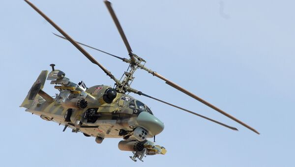 Вертолет Ка-52 Аллигатор. Архивное фото Вертолет Ка-52 Аллигатор. Архивное фото