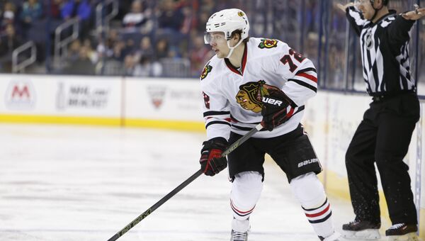 Российский хоккеист Артемий Панарин, играющий за клуб НХЛ Chicago Blackhawks Российский хоккеист Артемий Панарин, играющий за клуб НХЛ Chicago Blackhawks