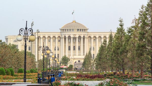 Дворец нации в Душанбе, Таджикистан. Архивное фото Дворец нации в Душанбе, Таджикистан. Архивное фото