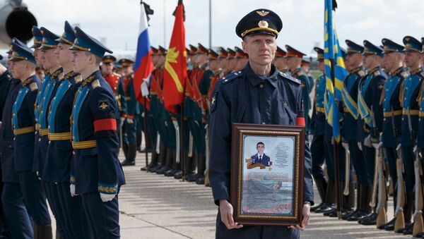 Церемония прощания с офицером спецназа, героем России Александром Прохоренко Церемония прощания с офицером спецназа, героем России Александром Прохоренко