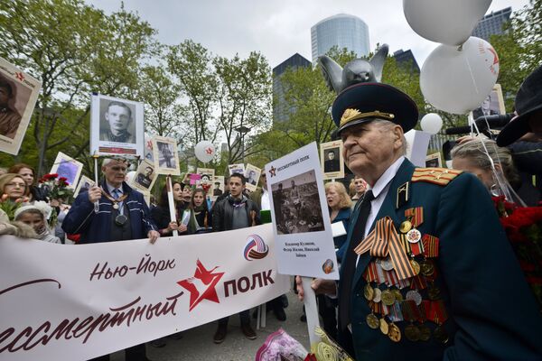Акция Бессмертный полк в Нью-Йорке Акция Бессмертный полк в Нью-Йорке