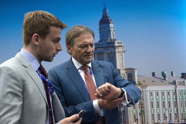Уполномоченный при президенте РФ по защите прав предпринимателей Борис Титов на Петербургском международном экономическом форуме Уполномоченный при президенте РФ по защите прав предпринимателей Борис Титов на Петербургском международном экономическом форуме