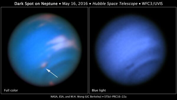 Телескоп Hubble сделал новые фотографии Урана и Нептуна