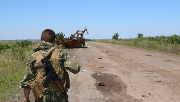 Военнослужащие Народной милиции ЛНР. Архивное фото Военнослужащие Народной милиции ЛНР. Архивное фото