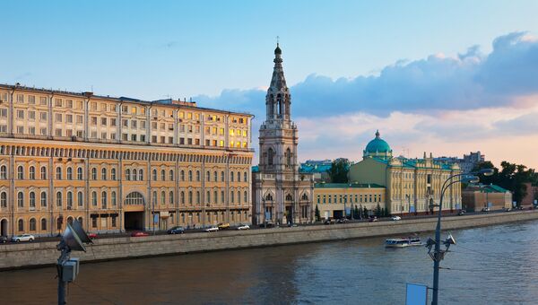 Софийская набережная Москвы. Архивное фото Софийская набережная Москвы. Архивное фото
