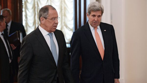 Встреча главы МИД РФ С. Лаврова с Госсекретарем США Дж.Керри в Москве Встреча главы МИД РФ С. Лаврова с Госсекретарем США Дж.Керри в Москве