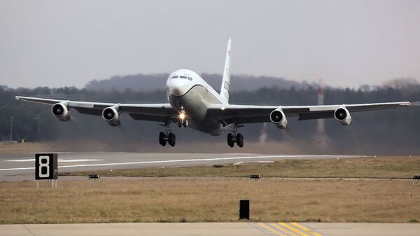 Самолет наблюдения США OC-135B Open Skies Самолет наблюдения США OC-135B Open Skies