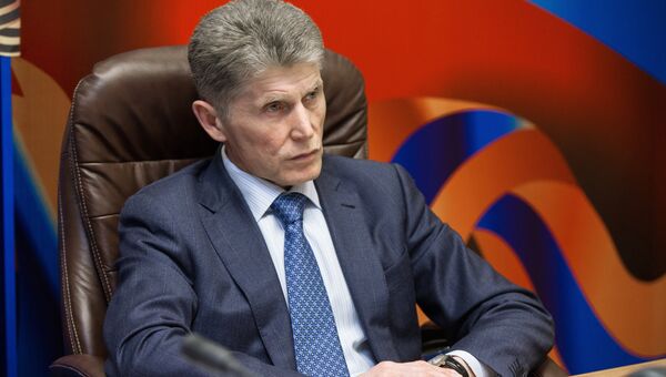 Временно исполняющий обязанности губернатора Сахалинской области Олег Кожемяко Временно исполняющий обязанности губернатора Сахалинской области Олег Кожемяко