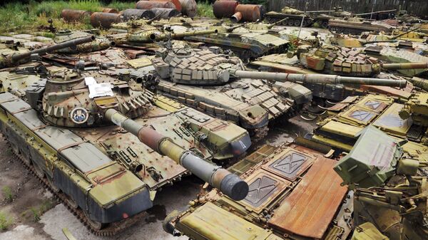 Полигон законсервированной военной техники на Львовском бронетанковом заводе Полигон законсервированной военной техники на Львовском бронетанковом заводе