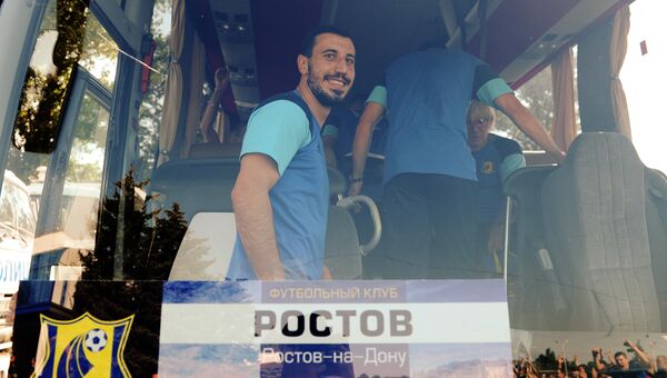 Вратарь Ростова Сослан Джанаев. Архивное фото Вратарь Ростова Сослан Джанаев. Архивное фото