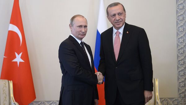Встреча президентов России и Турции В. Путина и Р. Эрдогана в Санкт-Петербурге. 9 августа 2016 Встреча президентов России и Турции В. Путина и Р. Эрдогана в Санкт-Петербурге. 9 августа 2016