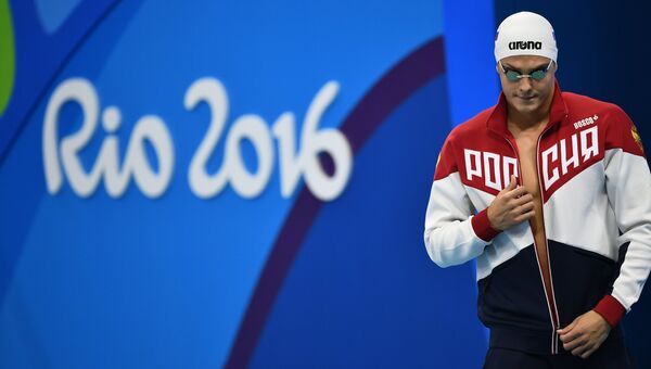 Российский пловец Владимир Морозов на XXXI летних Олимпийских играх Российский пловец Владимир Морозов на XXXI летних Олимпийских играх