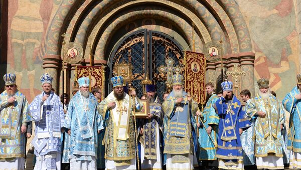 Божественная литургия в праздник Успения Пресвятой Богородицы Божественная литургия в праздник Успения Пресвятой Богородицы