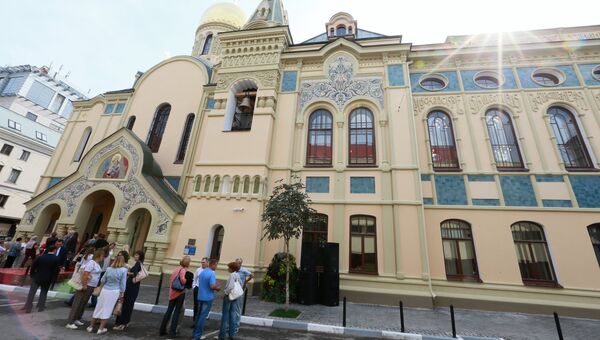 Открытие после реставрации здания исторического корпуса РЭУ им. Г.В. Плеханова и домового храма. 30 августа 2016 Открытие после реставрации здания исторического корпуса РЭУ им. Г.В. Плеханова и домового храма. 30 августа 2016