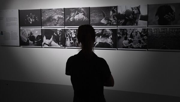 Открытие выставки победителей и призеров Международного конкурса фотожурналистики имени Андрея Стенина в Москве Открытие выставки победителей и призеров Международного конкурса фотожурналистики имени Андрея Стенина в Москве