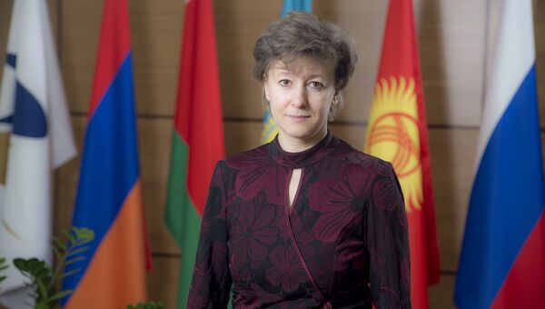 Министр по торговле ЕЭК Вероника Никишина. Архивное фото Министр по торговле ЕЭК Вероника Никишина. Архивное фото