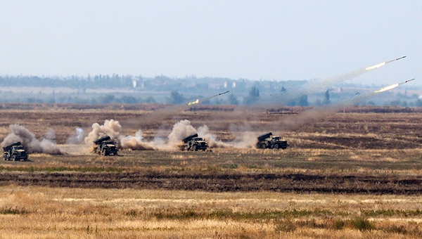 СКШУ Кавказ-2016 на полигоне Прудбой в Волгоградской области СКШУ Кавказ-2016 на полигоне Прудбой в Волгоградской области