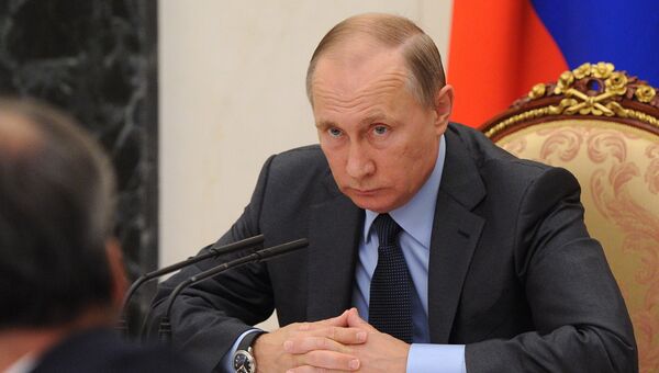 Президент РФ Владимир Путин. Архивное фото Президент РФ Владимир Путин. Архивное фото