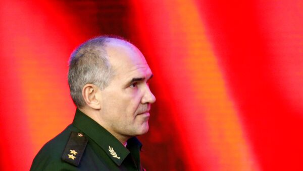 Начальник Главного оперативного управления Генштаба ВС РФ генерал-лейтенант Сергей Рудской во время пресс-конференции в Москве. 19 сентября 2016 Начальник Главного оперативного управления Генштаба ВС РФ генерал-лейтенант Сергей Рудской во время пресс-конференции в Москве. 19 сентября 2016