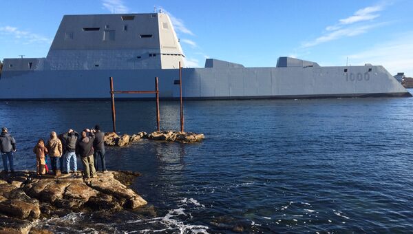Эсминец ВМС США USS Zumwalt Эсминец ВМС США USS Zumwalt