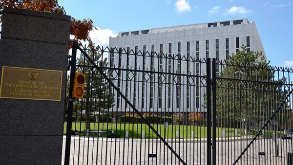 Посольство России в США. Вашингтон. Архивное фото Посольство России в США. Вашингтон. Архивное фото