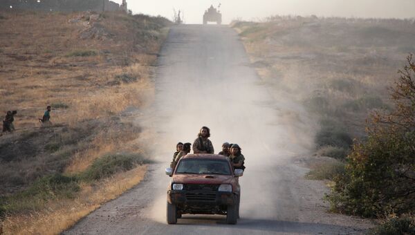Боевики на севере Сирии. Архивное фото Боевики на севере Сирии. Архивное фото
