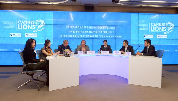 Пресс-конференция посвященная презентации международного фестиваля креативности Каннские львы Пресс-конференция посвященная презентации международного фестиваля креативности Каннские львы