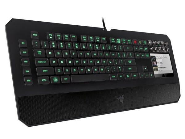 Клавиатура Razer DeathStalker Ultimate с экраном и кнопками-дисплеями Клавиатура Razer DeathStalker Ultimate с экраном и кнопками-дисплеями