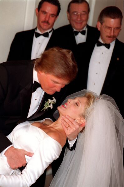 Свадьба Дональда Трампа в Нью-Йорке. 1992 год Свадьба Дональда Трампа в Нью-Йорке. 1992 год