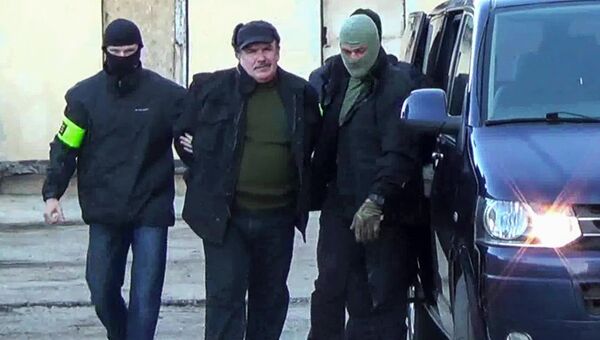 Бывший военнослужащий штаба Черноморского флота капитан 2 ранга запаса Леонид Пархоменко задержанный Федеральной службой безопасности РФ в Севастополе Бывший военнослужащий штаба Черноморского флота капитан 2 ранга запаса Леонид Пархоменко задержанный Федеральной службой безопасности РФ в Севастополе