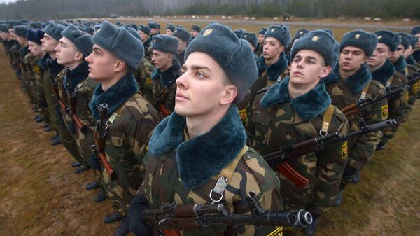 Церемония принятия военной присяги в Белоруссии Церемония принятия военной присяги в Белоруссии