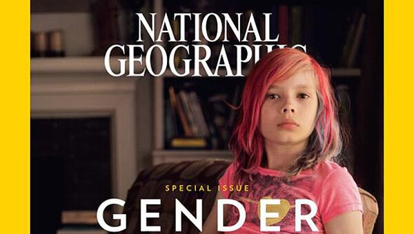 Обложка журнала National Geographic с фотографией трансгедера Обложка журнала National Geographic с фотографией трансгедера