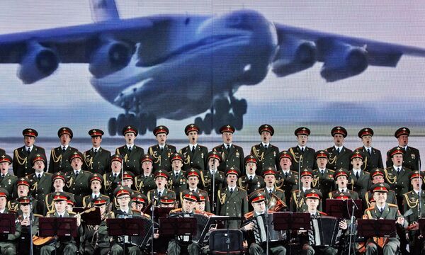 Ансамбль песни и пляски Российской Армии имени Александрова на концерте, посвященном Дню Союзного государства в Витебске Ансамбль песни и пляски Российской Армии имени Александрова на концерте, посвященном Дню Союзного государства в Витебске