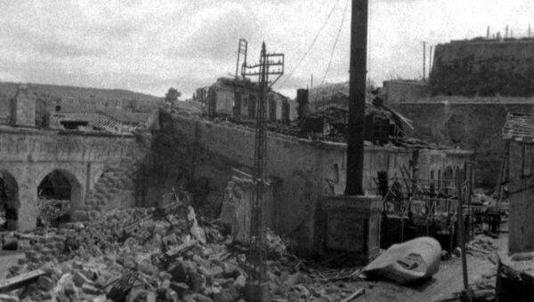 Разрушенный фашистами Севастополь. 1941 год Разрушенный фашистами Севастополь. 1941 год