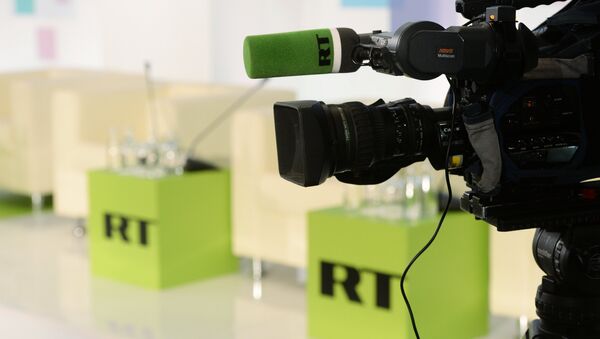 Логотип телеканала RT Логотип телеканала RT