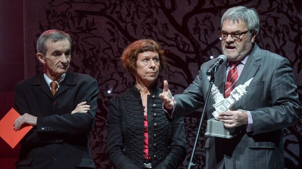 Исторический консультант выставки Шедевры нового искусства. Коллекция Щукина в Фонде Louis Vuitton в Париже Андре Марк Делок-Фурко на церемонии