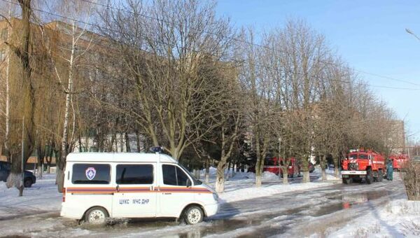 Автомобили экстренных служб на месте теракта. 8 февраля 2017 Автомобили экстренных служб на месте теракта. 8 февраля 2017