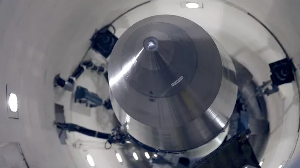 Американская межконтинентальная баллистическая ракета Минитмен-3 на базе ВВС Майнот, Северная Дакота