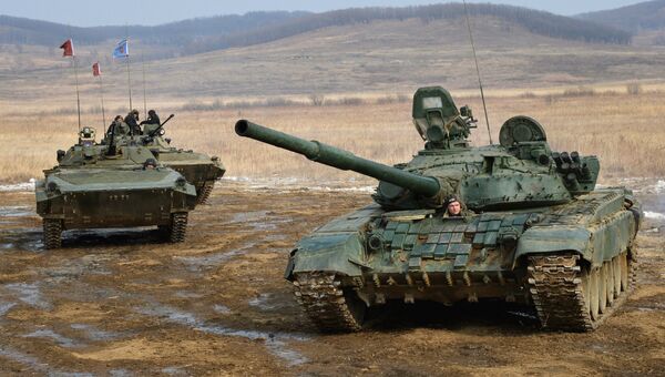 Всеармейские соревнования Танковый биатлон и Суворовский натиск в Приморском крае Всеармейские соревнования Танковый биатлон и Суворовский натиск в Приморском крае