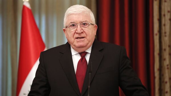 Президент Ирака Фуад Масум. Архив Президент Ирака Фуад Масум. Архив