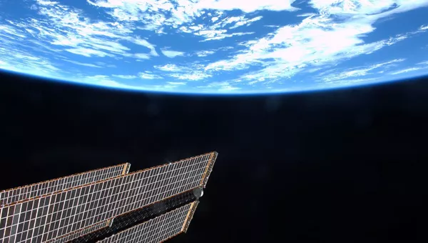 Вид на Землю с борта Международной космической станции. Архивное фото
